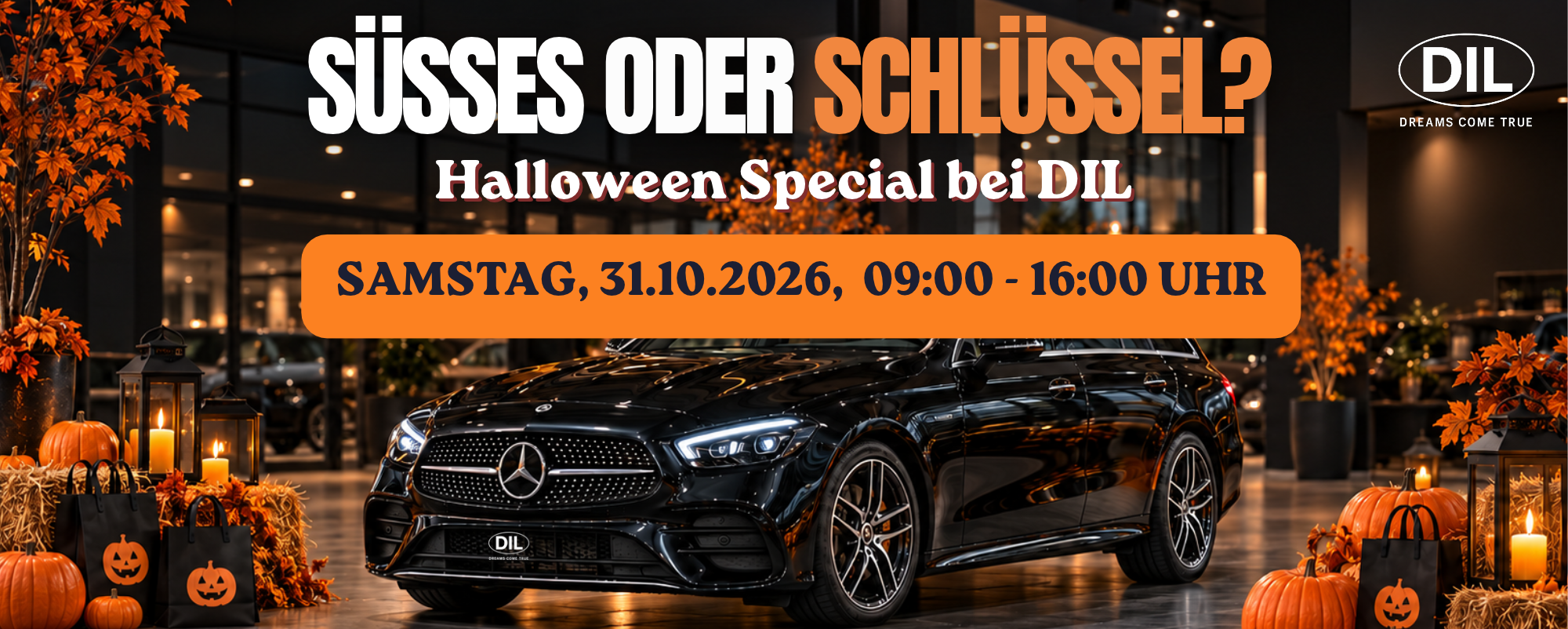 Süßes oder Schlüssel? Halloween bei Autohaus DIL!